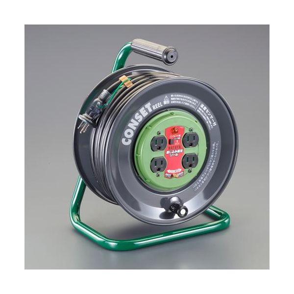 (LINEクーポン有)【即納在庫品】「直送」【個人宅配送不可】 エスコ EA815FB-30 直送 代引不可・他メーカー同梱不可 100Vx30mアース付コンセントリール EA815FB30【キャンセル不可】