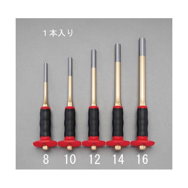 (LINEクーポン有)エスコ EA572DP-16 １６ｘ２９０ｍｍ ロング平行ピンポンチ【グリップ付】 EA572DP16【キャンセル不可】