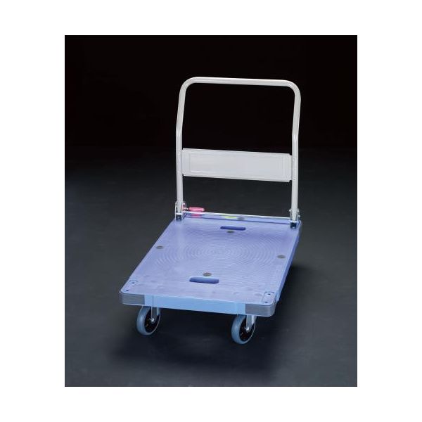(LINEクーポン有)【即納在庫品】「直送」【個人宅配送不可】 エスコ EA520B-43 直送 代引不可・他メーカー同梱不可 ６００ｘ９００ｍｍ／３００ｋｇ 運搬車【足踏みストッパー付】 EA520B43【キャンセル不可】