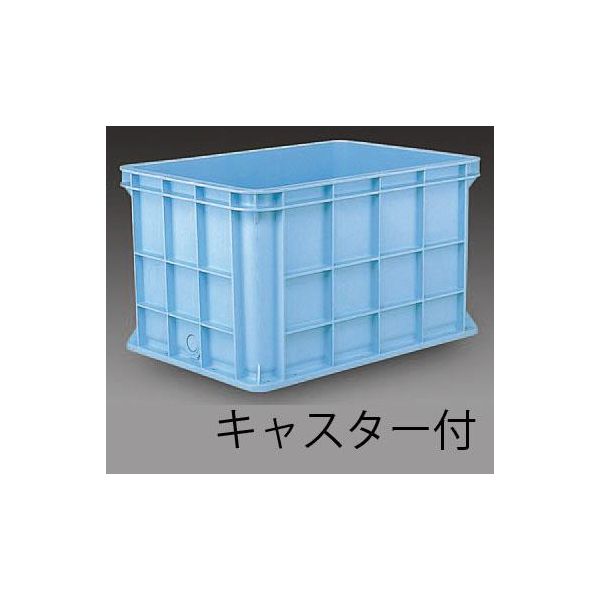 (LINEクーポン有)【即納在庫品】「直送」【個人宅配送不可】 エスコ EA506AG-13 直送 代引不可・他メーカー同梱不可 １０９０ｘ７９０ｘ６４０ｍｍ／４１０Ｌ コンテナ【キャスター付】 EA506AG13【キャンセル不可】