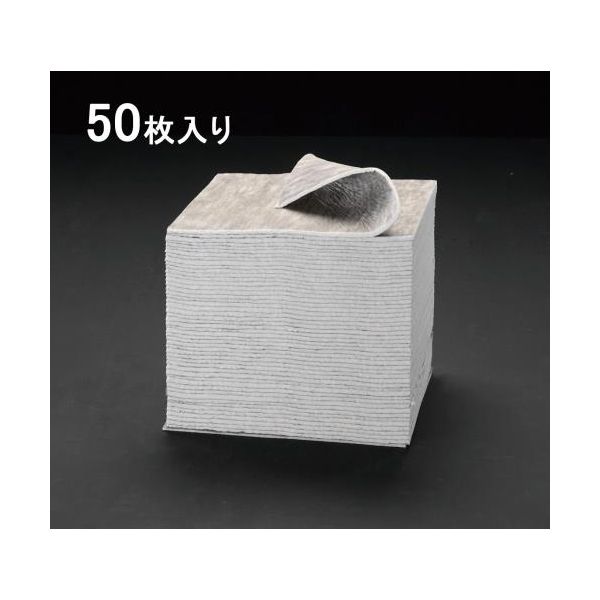 【即納在庫品】「直送」【個人宅配送不可】エスコ EA929DM-1 直送 代引不可・他メーカー同梱不可 381x483mm水・油吸収マット50枚 EA929DM1【キャンセル不可】|アカリカ