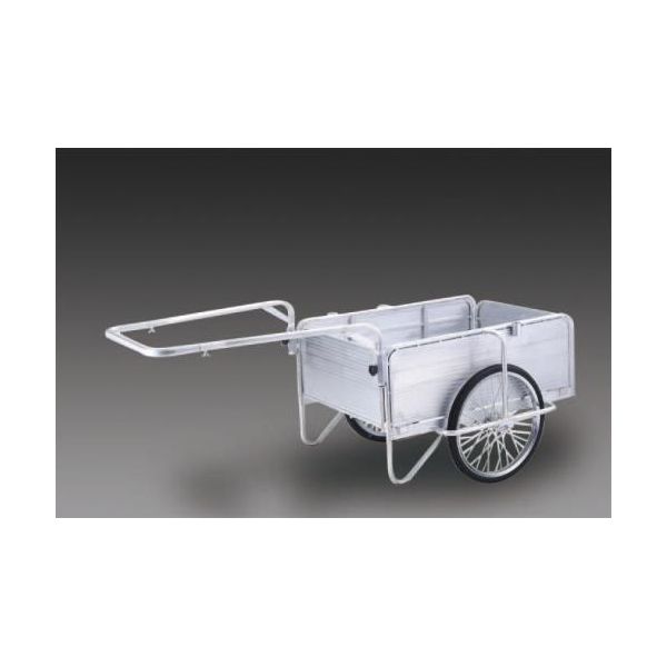 (LINEクーポン有)【即納在庫品】「直送」【個人宅配送不可】 エスコ EA520AG-6 直送 代引不可・他メーカー同梱不可 １２００ｘ８００ｍｍ　リヤカー・折畳式 側板付／アルミ製 EA520AG6【キャンセル不可】