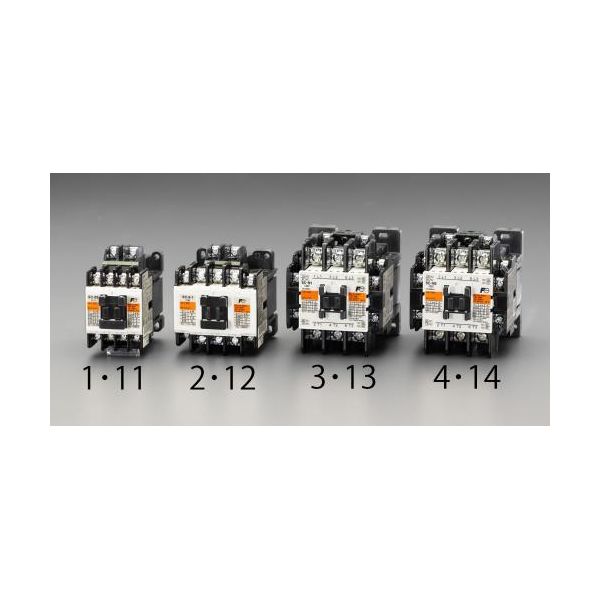 (LINEクーポン有)【即納在庫品】「直送」【個人宅配送不可】 エスコ EA940NB-3 直送 代引不可・他メーカー同梱不可 １００Ｖ／２００Ｖ・５．５　ｋｗ　電磁接触器 標準形 EA940NB3【キャンセル不可】