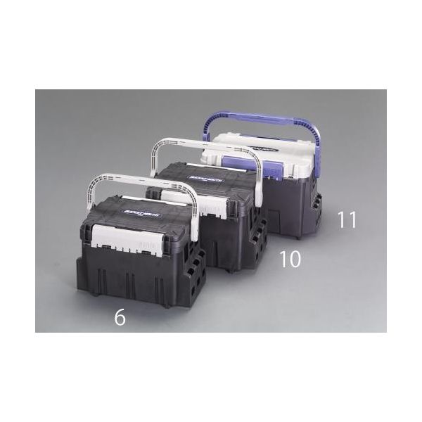 (LINEクーポン有)【個人宅配送不可】【即納在庫品】「直送」エスコ EA505MD-10 EA505MD－10 475x335x320mm 工具箱【中皿付】 EA505MD10【キャンセル不可】