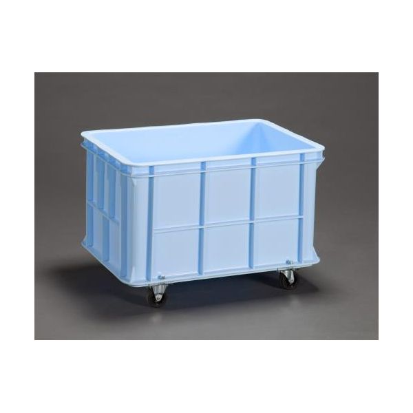 (LINEクーポン有)【即納在庫品】「直送」【個人宅配送不可】 エスコ EA506AF-57 直送 代引不可・他メーカー同梱不可 700ｘ500ｘ410mm コンテナ キャスター付 EA506AF57【キャンセル不可】