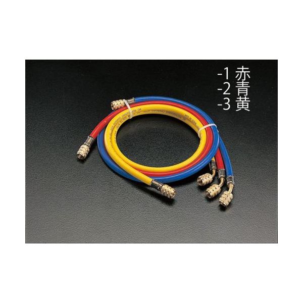 (LINEクーポン有)【個人宅配送不可】【即納在庫品】「直送」エスコ EA104LP-2 150cmR407cチャージングホース青 EA104LP2【キャンセル不可】
