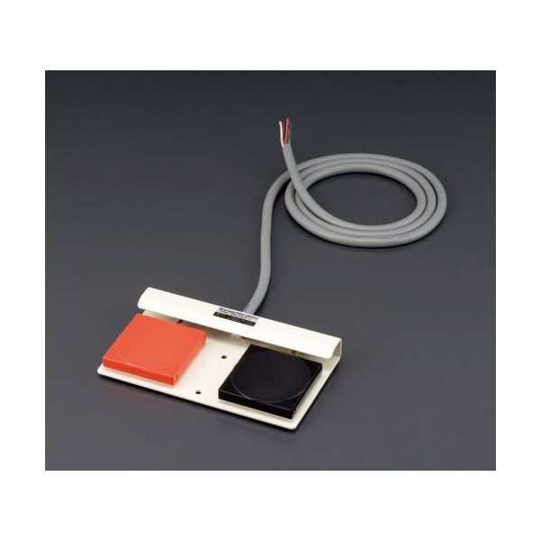 【即納在庫品】「直送」【個人宅配送不可】 エスコ EA940FE-2 直送 代引不可・他メーカー同梱不可 AC250V/5A 1c 薄型2連フットスイッチ EA940FE2【キャンセル不可】|アカリカ