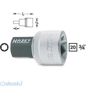 (LINEクーポン有)【納期-通常7日以内に発送 在庫切れ時-約2ヶ月 】ハゼット HAZET 1010-19 ソケット３／４ 101019