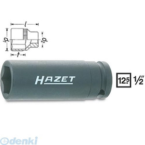 (LINEクーポン有)【納期-通常7日以内に発送 在庫切れ時-約2ヶ月 】ハゼット HAZET 900SLG-27 インパクト用ディープソケット1/2 900SLG27