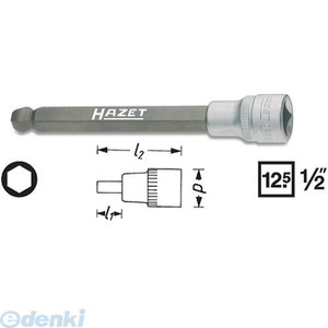 (LINEクーポン有)【納期-通常7日以内に発送 在庫切れ時-約2ヶ月 】ハゼット HAZET 986KK-8 ソケット１／２ 986KK8