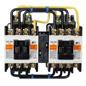 (LINEクーポン有)富士電機 SC-0RM COIL-AC100V 1BX2 可逆形電磁接触器 ケースカバーなし SC0RMCOILAC100V1BX2