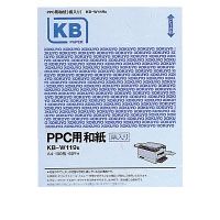 (LINEクーポン有)コクヨ KOKUYO KB－W119B 【5個入】 PPC用和紙柄入り 60g A4 100枚入 青 KB－W119B