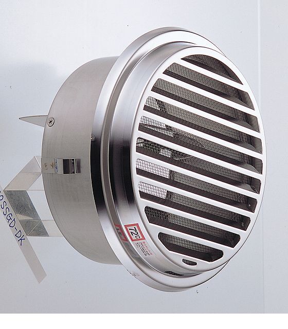 (LINEクーポン有)宇佐美工業 UK-SSN200SHD-DK 丸型ガラリ FD付 UKSSN200SHDDK