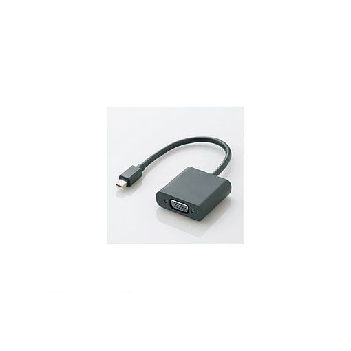 (LINEクーポン有)ELECOM エレコム AD-MDPVGABK Mini DisplayPort-VGA変換アダプタ AD-MDPVGABK ADMDPVGABK ブラック