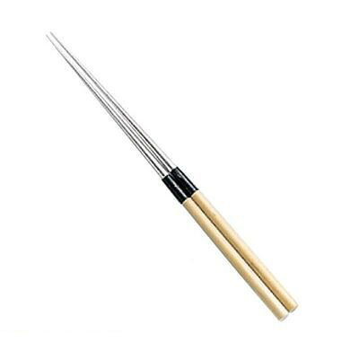 580400 白木柄 盛箸（水牛桂付）１３．５cm 4548170081925
