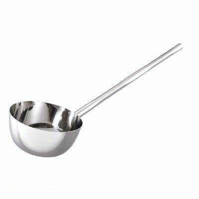 6029400 18-8 長柄付ひしゃく楕円グリップ 15cm（1.15L）柄長25cm 4548170141971