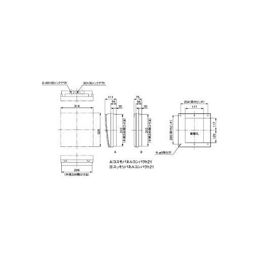 (LINEクーポン有)パナソニック Panasonic BQW8662 スッキリ21 AL無 60A 6+2|アカリカ