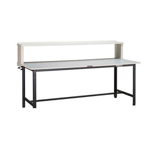 (LINEクーポン有)【個人宅配送不可】トラスコ中山 TRUSCO RAE1860YURBDG 直送 代引不可・他メーカー同梱不可 RAE型作業台 1800X600XH740 上棚付 DG色|アカリカ