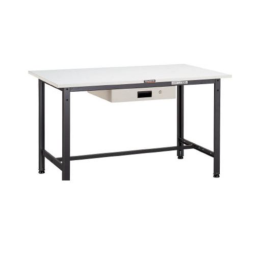 (LINEクーポン有)【個人宅配送不可】トラスコ中山 ＴＲＵＳＣＯ RAE1500UDK1DG 直送 代引不可・他メーカー同梱不可 ＲＡＥ型作業台　１５００Ｘ７５０ＸＨ７４０　薄型１段引出付　ＤＧ色