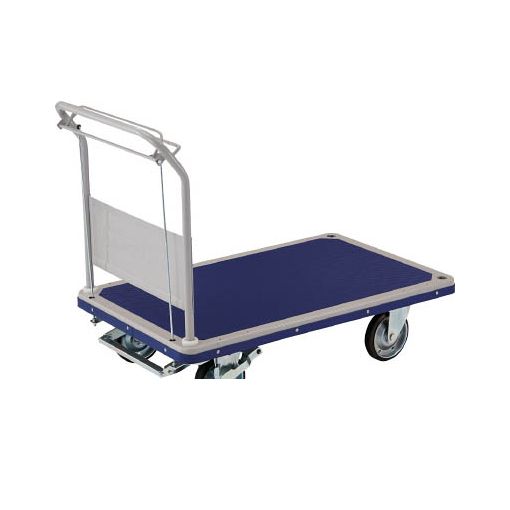 (LINEクーポン有)【個人宅配送不可】トラスコ中山 ＴＲＵＳＣＯ 502NFAJBB 直送 代引不可・他メーカー同梱不可 始動アシスト台車　アクセル　ペダル式　自在Ｓ付　制動Ｂ付
