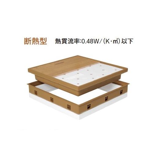 (LINEクーポン有)城東テクノ Ｊｏｔｏ SPF-R60S-UA1-DB 高気密型床下点検口 断熱型 ６００×６００　シート貼り完成品　色ダークブラウン SPFR60SUA1DB