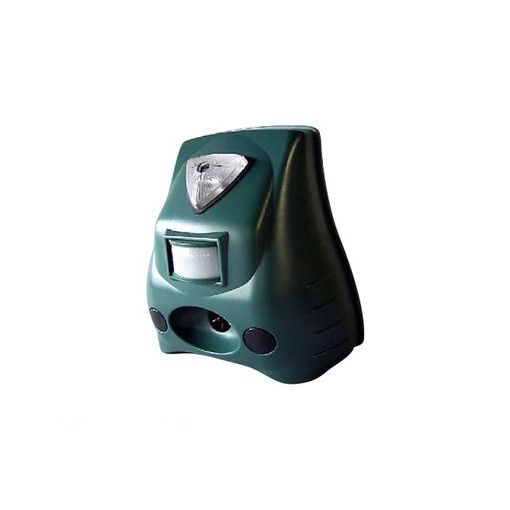 (LINEクーポン有)コンパル 4935682023589 犬・ネコ・鳥防除器 対策 乾電池式 防水カバー付 アラーム 超音波 フラッシュ 犬よけ 鳥よけ 害獣 赤外線センサー ノラ猫撃退 マーキング 野良犬対策