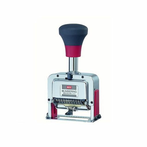 (LINEクーポン有)翌日出荷 マックス MAX NR-1007 マックス ナンバリング【１個】 NR1007 スタンプ 手にやさしいナンバリング