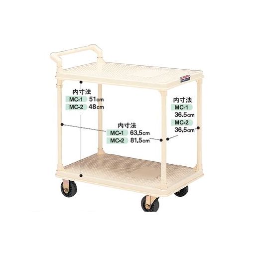 【個人宅配送不可】【個数：1個】矢崎化工 MC-1 直送 代引不可・他メーカー同梱不可 キャリーワゴン　Ｎ－４５０Ｗ MC1