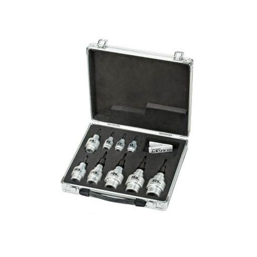 (LINEクーポン有)TJMデザイン タジマ DK-MS9SET タジマ ビニール絶縁電線用皮剥き ソケット型CV線ストリッパー ムキソケ 固定式 9種セット 600V CV線 DKMS9SET