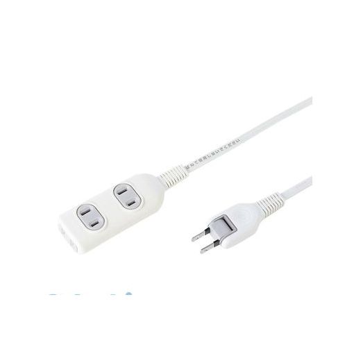 サンワサプライ TAP-3W3N 電源タップ 2P・3個口 3m TAP3W3N画像