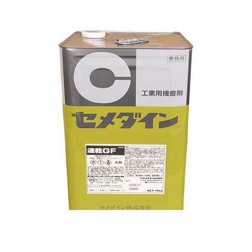 (LINEクーポン有)【個人宅配送不可】セメダイン RK298 直送 代引不可・他メーカー同梱不可 速乾GF 15kg 家具 PCコンクリート板 ポリエステル化粧板 CEMEDINE クロロプレンゴム 硬質プラスチック メラミン化粧板 スポーツ用品