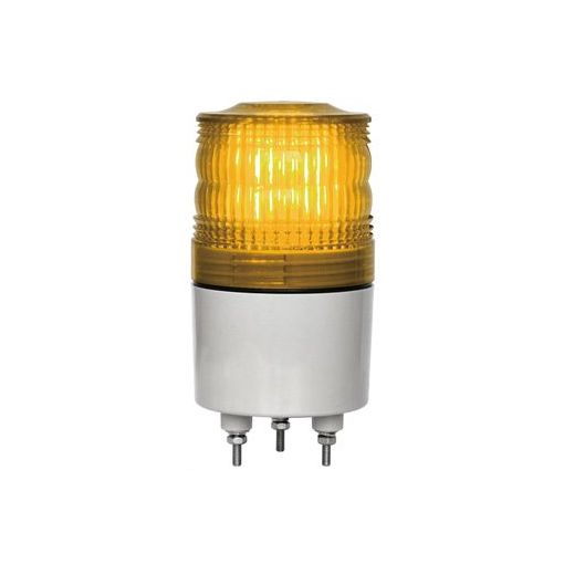 (LINEクーポン有)【個数：1個】日恵 VL07R-200NPY 直送 代引不可・他メーカー同梱不可 小型LED回転灯φ70 ニコトーチ・70【黄】 AC100～200V VL07R200NPY