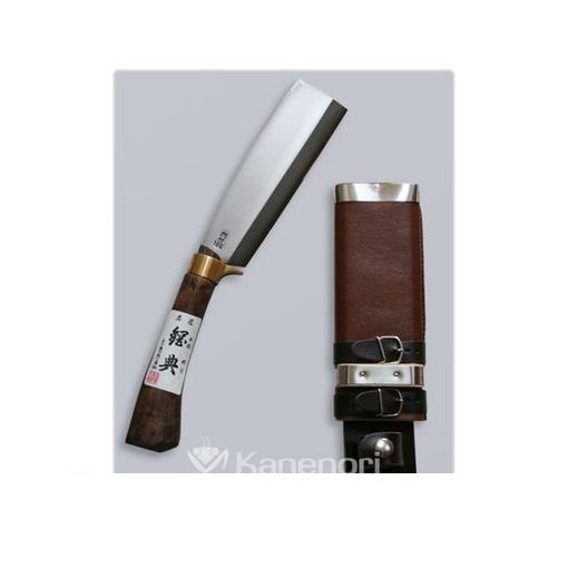 (LINEクーポン有)五十嵐刃物 C-21 180mm 鋼付 最高級鞘鉈 鍔付コブ柄 C21