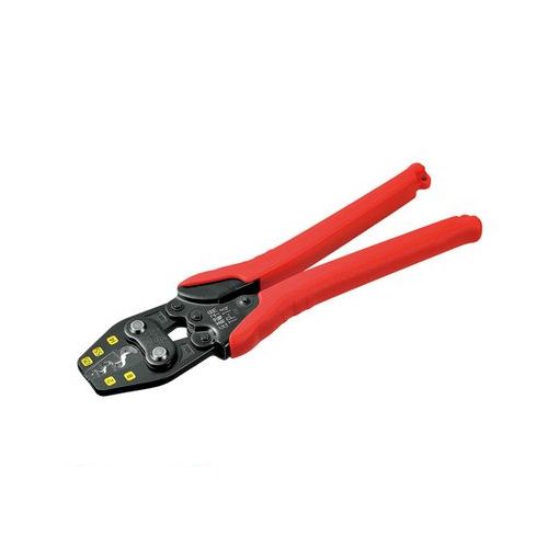 (LINEクーポン有)ツノダ TSUNODA TP-14 圧着工具 裸圧着端子・スリーブ用 TP14 TTC JIS 落下防止コード用穴付 エラストマーグリップ