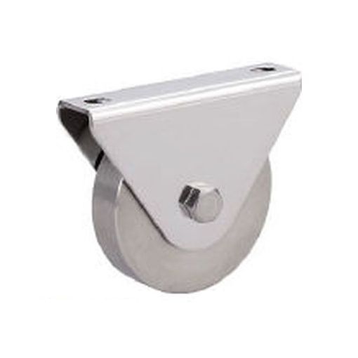 (LINEクーポン有)スガツネ JS375-50F SUS製重量用戸車枠付平型 JS375&minus;50F【200024764 JS37550F スガツネ工業｜アカリカ