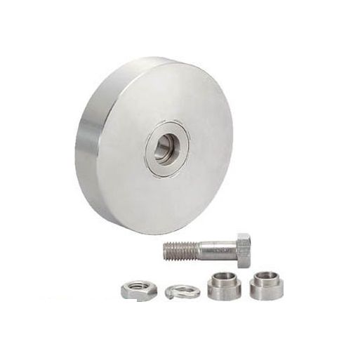 (LINEクーポン有)スガツネ JS385-75F SUS製重量用戸車枠無平型 JS385－75F【200024773 JS38575F スガツネ工業