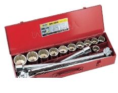 (LINEクーポン有)ミトロイ MITOLOY S616M 3/4 ソケットレンチセット MM メタルケースセット S-616M【キャンセル不可】 水戸工機 ソケットレンチ関連用品