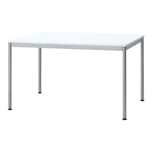 (LINEクーポン有)ナカバヤシ 81584 ユニットテーブル ホワイト 1200＊750 HEM－1275W 81584 デスク ダイニング 木目 ワーキングテーブル 作業台