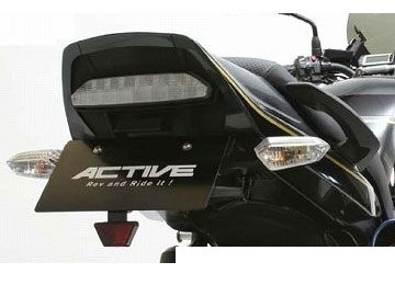 (LINEクーポン有)アクティブ ACTIVE 1157071 フェンダーレスKIT BLK LED ナンバー灯付 ZRX1200 DAEG 09-11 フェンダーレスキット ブラック LEDナンバー灯付き