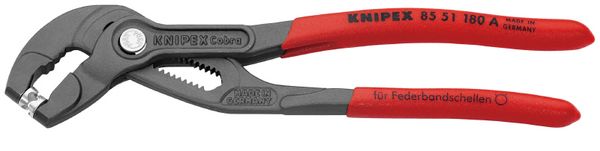 【即納在庫品】「直送」クニペックス KNIPEX 8551-180ASB スプリングホースクリッププライヤー SB 8551180ASB｜アカリカ