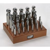ハープ HARP No.MF11 丸矢坊主〈24本セット〉 彫金 工具 No.MF11