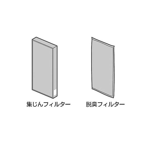 (LINEクーポン有)パナソニック F-ZXHS35 空気清浄機フィルターセット FZXHS35 Panasonic 空気清浄機交換フィルター 空気清浄機用 空気清浄機用集じんフィルター 空気清浄機交換用
