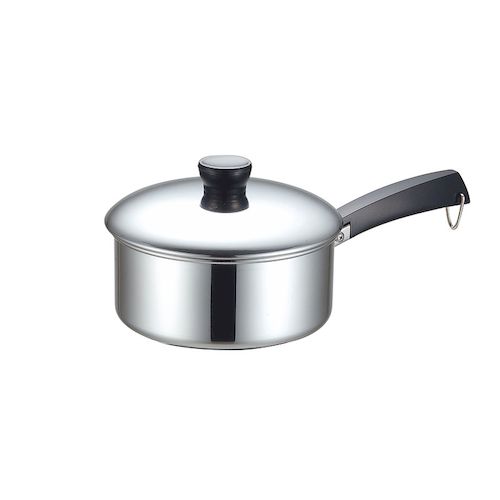 4954057150224 本間製作所 KO 18－0ソースパン 22cm 片手鍋 スタンダードシリーズ 電磁調理器対応 IH対応 業務用