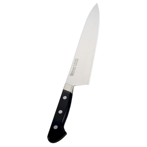 601340 中條金物 ミソノUX10 ツバ付牛刀21cm No．712