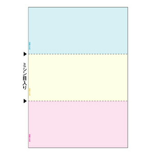 (LINEクーポン有)ヒサゴ FSC2012Z Ａ４カラー３面 大入 マルチプリンタ帳票 FSC認証 HISAGO