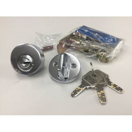 川口技研 SF-5CR B/S51MM 本締錠【シリンダー錠】 クローム B／S51 サムターンシリーズSF5CRB/S51MM
