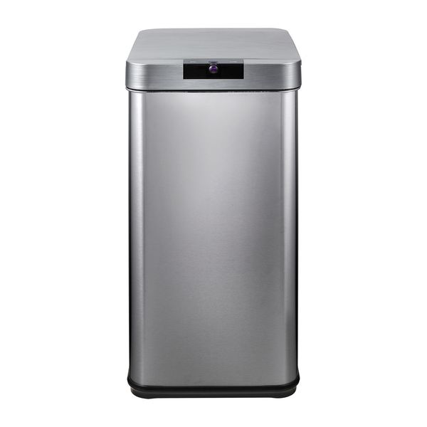 (LINEクーポン有)朝日電器 ELPA SDB-042S センサー付きダストボックス SDB042S センサー付ダストボックス エルパ おしゃれ ゴミ箱 シンプル 自動 ステンレス｜アカリカ
