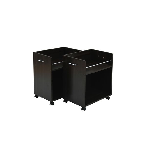 (LINEクーポン有)JKプラン SGT-0129-DB 直送 代引不可・他メーカー同梱不可 クローゼット押入れラック 2個セット 幅380 奥行580 SGT0129DB クローゼット 収納 ラック 2個セット 幅38 奥行58 キャスター付き ワゴン｜アカリカ
