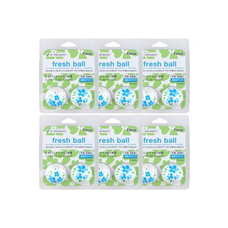 (LINEクーポン有)5160 Finoa フィノア フレッシュボ−ル フラワ−フリ−ジア 6個セット フレッシュボール フラワーフリージア リラックマ画像