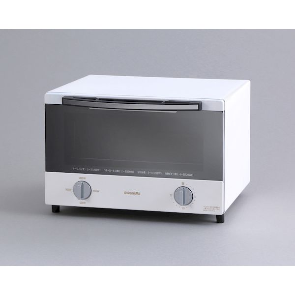 (LINEクーポン有)アイリスオーヤマ IRIS SOT-012-W スチームオーブントースター 4枚焼き SOT012W ホワイト トースト 調理家電 パン キッチン家電 タイマー